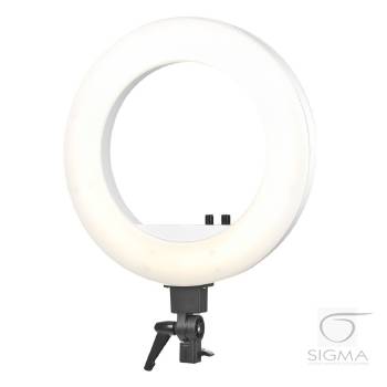 Lampa Light Ring 18" 48W LED biała + statyw