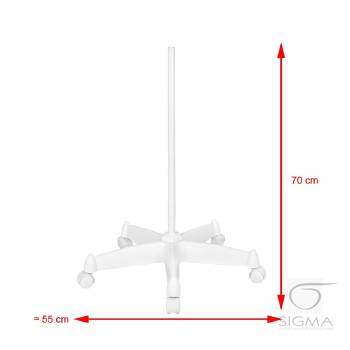 Lampa lupa LED Moonlight 8013/6" White ze statywem