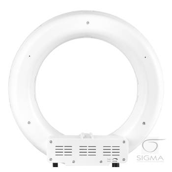 Lampa Light Ring 12" 35W LED biała + statyw