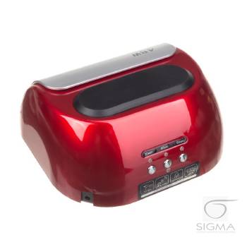 Lampa 48W Dual LED UV Timer+Sensor LED06 czerwona