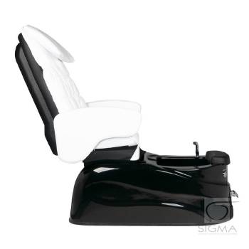 Fotel pedicure SPA AS-122 cz-b. z funkcją masażu