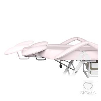 Fotel zabiegowy do rzęs Ivette różowy