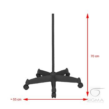 Lampa lupa Moonlight 8012/5" LED SMD 5D czarna