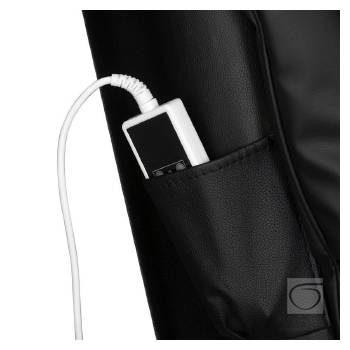 Fotel pedicure SPA AS-261 czarny z funkcją masażu