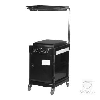 Pomocnik-taboret do pedicure 23 plus czarny