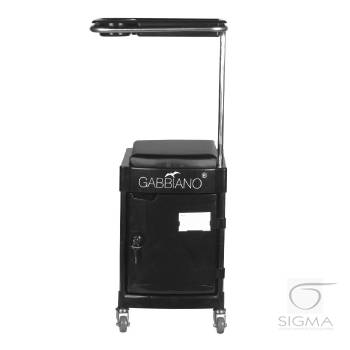 Pomocnik-taboret do pedicure 23 plus czarny