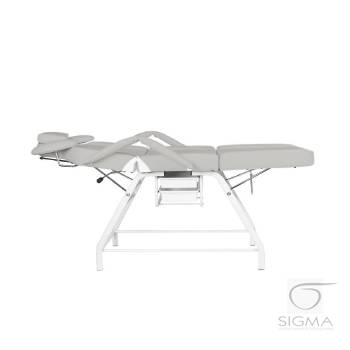 Fotel zabiegowy do rzęs Ivette szary