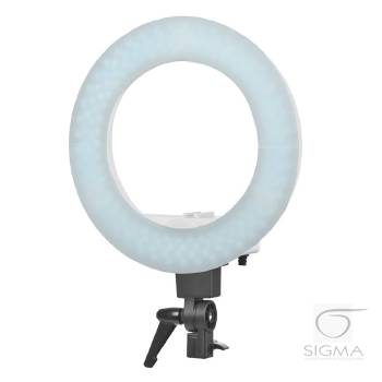 Lampa Light Ring 12" 35W LED biała + statyw