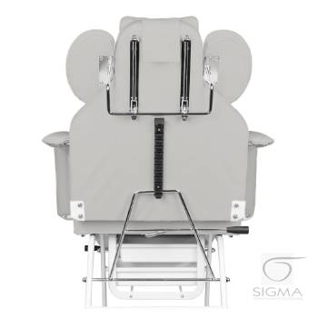 Fotel zabiegowy do rzęs Ivette szary