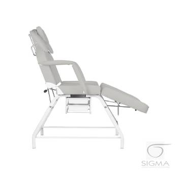 Fotel zabiegowy do rzęs Ivette szary