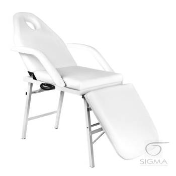 Fotel kosmetyczny składany A 270 biały