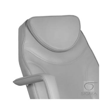 Fotel kosmetyczny elektryczny Soft 1 siln. szary